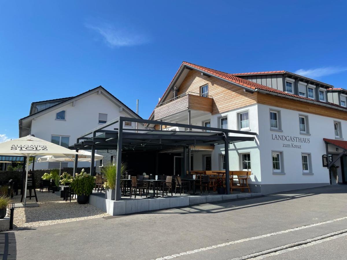Landgasthaus Zum Kreuz Gbr Isny im Allgäu Exteriér fotografie